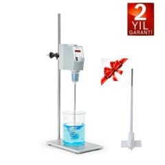 DLAB OS20-S  Led Göstergeli Mekanik Karıştırıcı /Tepegöz 20L / 50-2200rpm Full Set2