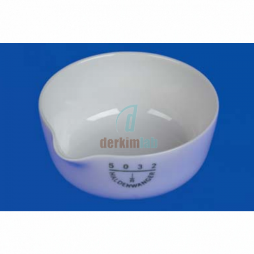 Porselen Kapsül, Prof. Mohs'a Göre, 30 ml, Çap: 56 mm, Yükseklik: 23 mm, Dış Tabanı Sırsız