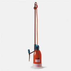 Isolab Büret Otomatik, Şilling, Amber, As Kalite,  Grup Sertifikalı, Beyaz Skala, 25 ml