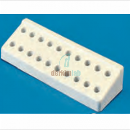 Rack, PP, İki Taraflı, 1.5/2ml Mikro Tüp için, 80 Delikli, Sarı