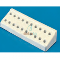 Rack, PP, İki Taraflı, 1.5/2ml Mikro Tüp için, 80 Delikli, Sarı