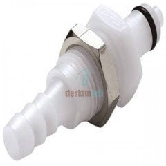 BURKLE Hızlı Bağlantı Elemanları,Nw 6,4 mm,POM, Erkek Bağlantılar Hortum Ağzı ile Plaka Montajı İçin 8773-1160
