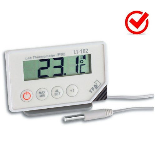 TFA LT-102 Mini Buzdolabı Termometresi Problu -40 | +70°C |  Kalibrasyon Belgeli