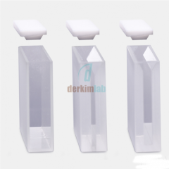 Spektrofotometre Küveti, Optik Cam, Yarı Mikro, 12,5X12,5X45 mm -1,40 ml