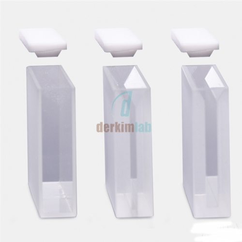 Spektrofotometre Küveti, Optik Cam, Mikro, 12,5X12,5X45 mm, 0,70 ml