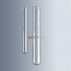 Test Tüpü, Cam, Borosilicate Cam, Dibi Yuvarlak, Taksimatsız, 13X100 mm (1000 Ad./Pk)