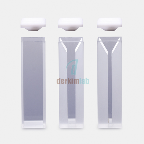 Spektrofotometre Küveti, Optik Cam, Mikro, 12,5X52,5X45 mm, 3,5 ml