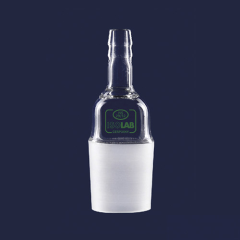 Isolab Musluksuz Düz Nozul Adaptör,  Çap 10 mm, Erkek Şilif : NS 29/32