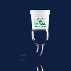Isolab Musluksuz Eğimli  Adaptör, Çap 8 mm, Dişi Şilif : NS 14/23