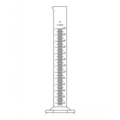 Mezür, Uzun tip, Altıgen tabanlı 500 ml Hacim