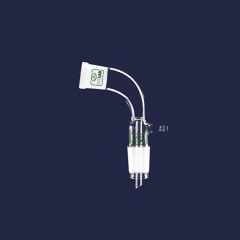 Isolab Adaptör, Alım, Vakum için, Eğimli, Dişi Şilif : NS14/23, Erkek Şilif  : NS14/23