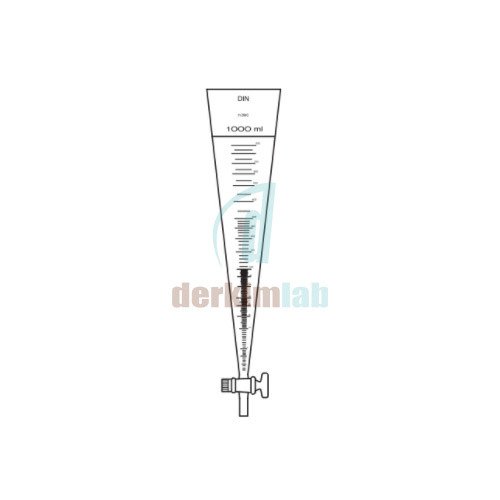 Imhoff hunisi , Musluklu  1000 ml Hacim