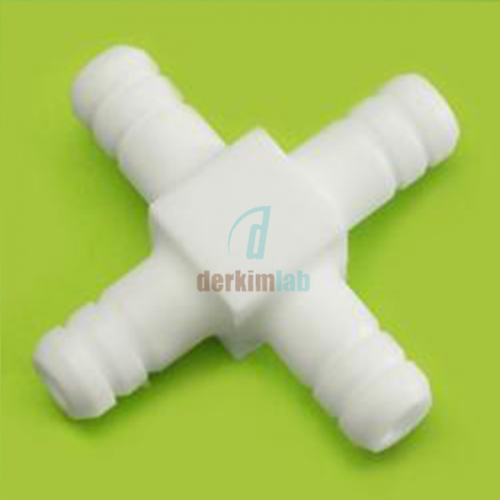 Ptfe Hortum Bağlantısı, 4 Yollu, 4.5X2 mm, 1 Ad.