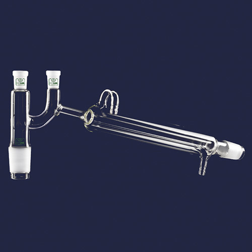 Isolab Distilasyon Bağlantıları, Kondenserli & Claisen Başlıklı, Standart, Erkek Şilif(Ler) : NS 14/23, Kondenser Uzunluğu 250 mm