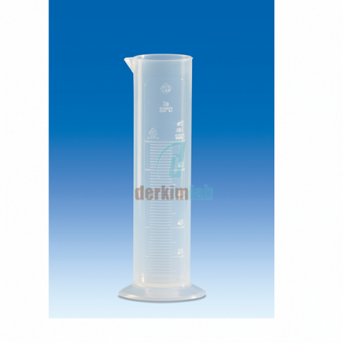 Mezür Plastik (Pp), B Kalite, Kısa Form, Mat Skalalı  1000 ml