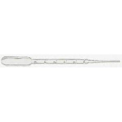 Plastik Tek Kullanımlık Pastör Pipetleri, Taksimatlı, 15 Cm, 3 ml