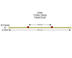 Flared 2-Stop Solva Red-Red Pump Tubing