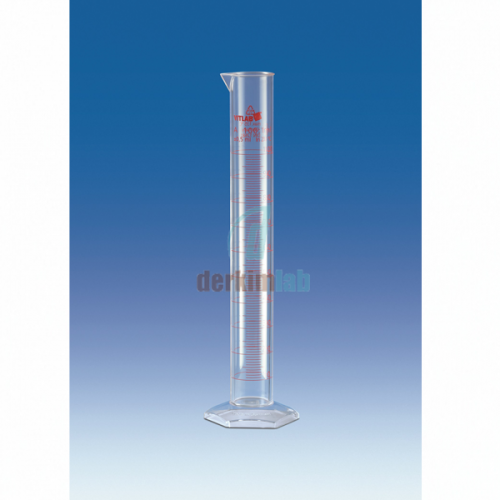 Mezür Plastik (Pmp), Uzun Form, Baskılı Kırmızı Skala - A Kalite 50 ml