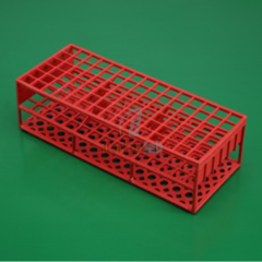 Tüp Sporu, Kare Delikli, Plastik, 13 mm, 90 Delikli, Kırmızı