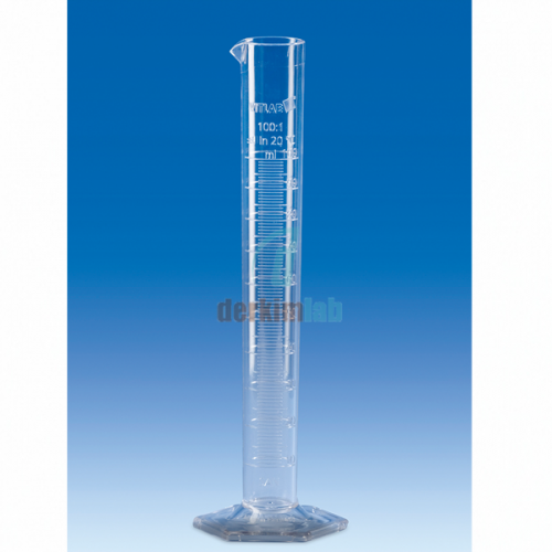 Mezür Plastik (San), Uzun Form, Baskılı Şeffaf Skala - B Kalite 250 ml