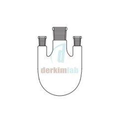 Balon, Üç boyunlu , (Dik Boyun) 250 ml Hacim, NS : 29/32