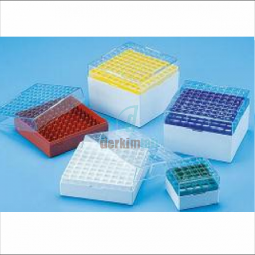 Rack, PC, CRYOCHILL™, 3-5 ml Cryo Tüp için, 81 Delikli, Turuncu