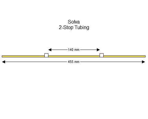 2-stop Solva White-White Pump Tubing