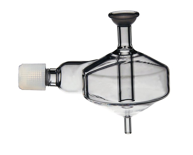 Pyrex Cyclonic Spray Chamber, Baffled, 12/5 Socket, O-ring Free