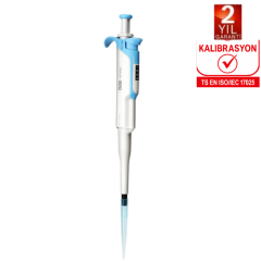 DLAB HiPette Ayarlanabilir Otomatik Pipet 2-20 μl Kalibrasyon Belgeli