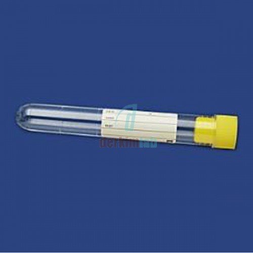 Plastik Test Tüpü, Dibi Yuvarlak, Hacim 10 ml, Ps, 16X100 mm, Steril, Etiketli, 100 Ad.