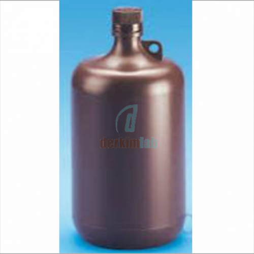 Şişe, PP, Amber,Silindirik, Dar Boyunlu, 2 L