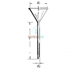 Kantitatif (Analitik) huni 100 mm Ağız Çapı , 150 mm Boru Uzunluğu, 8 mm Boru Çapı