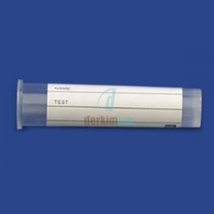 Plastik Test Tüpü, Dibi Düz, Hacim 3 ml, PP, 12X51 mm, Etiketli, 500 Ad.