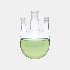 Isolab Balon, Dibi Yuvarlak, 3 Boyunlu, Paralel Yan Boyun, Merkez Boyun : NS 29/32, Yan Boyun(Lar) : NS 14/23, 1000 ml