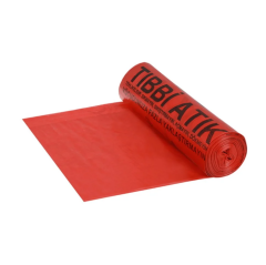 Tıbbi Atık Çöp Torbası - 80x110 cm - 10 Ad/Rulo - Atık Poşeti
