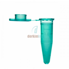 Mikrotüp 1.5 ml, PP, Kapaklı, Yeşil, 1000 Lik (1000 Ad./Pk)