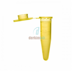 Mikrotüp 1.5 ml, PP, Kapaklı, Sarı, 1000 Lik (1000 Ad./Pk)