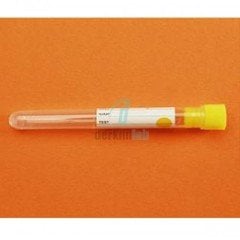 Sodyum Sitratlı Tüp, 0.5 ml, 16X100  mm, Sarı, 100 Ad.