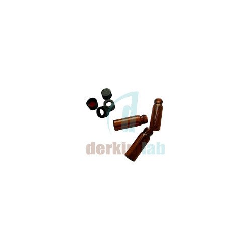 Vial, 15x45 mm 4 ml Hacim,  Şeffaf vida kapaklı