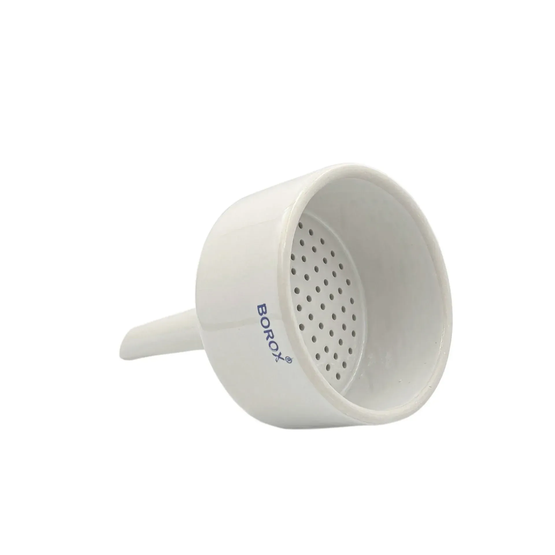 Sırlı Porselen Büchner Hunisi  90 mm – 186 ml DIN 12905 Standardına Uygun, Filtrasyon Hunisi